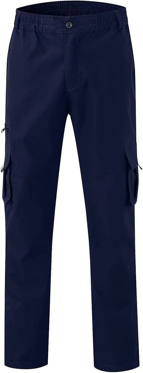 Dress Cargo Pants for Men Tactical Athletic Joggers Stretch Overalls Lightweight Outdoor Running Hiking Trousers