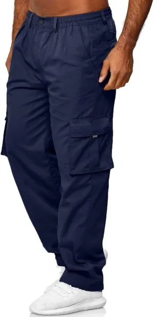 Dress Cargo Pants for Men Tactical Athletic Joggers Stretch Overalls Lightweight Outdoor Running Hiking Trousers