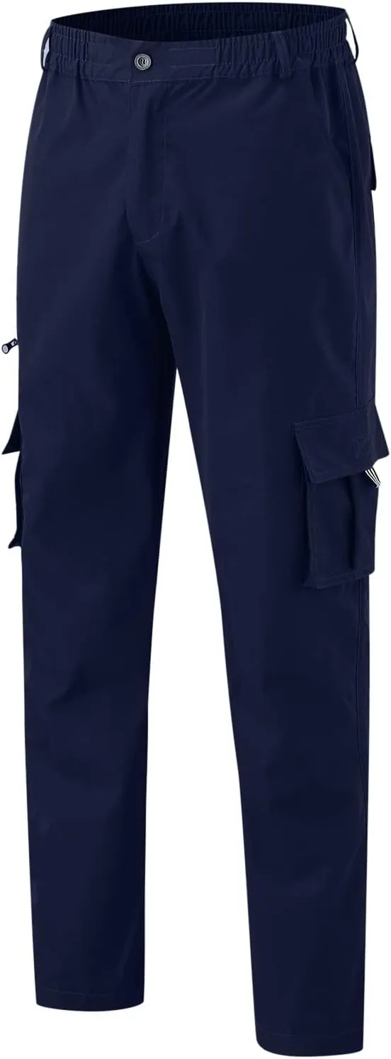 Dress Cargo Pants for Men Tactical Athletic Joggers Stretch Overalls Lightweight Outdoor Running Hiking Trousers
