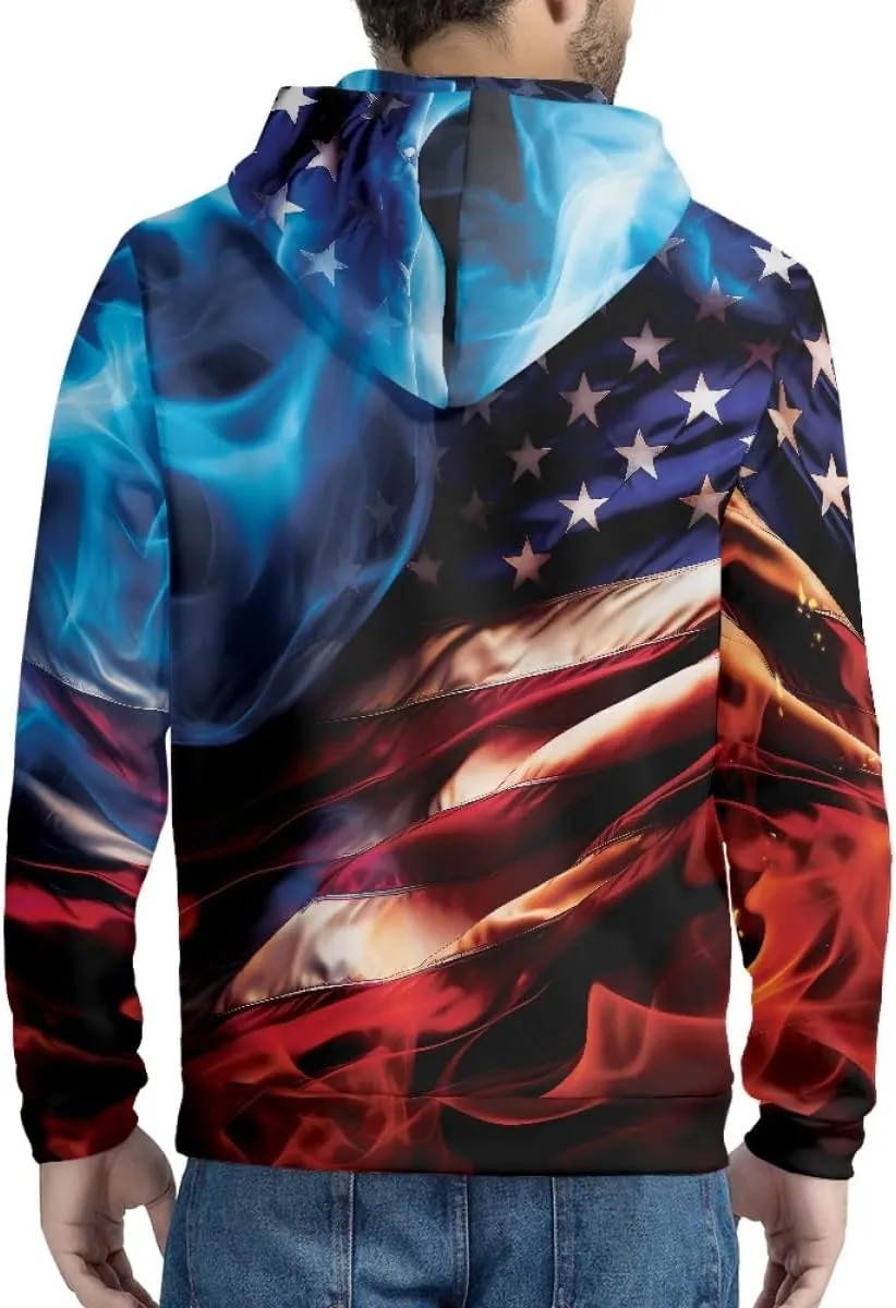 ENLACHIC Unisex Adult Novelty Graphic Hoodies 3D Animal Print Zip up Hoodie Pullover Sweatshirt Pockets