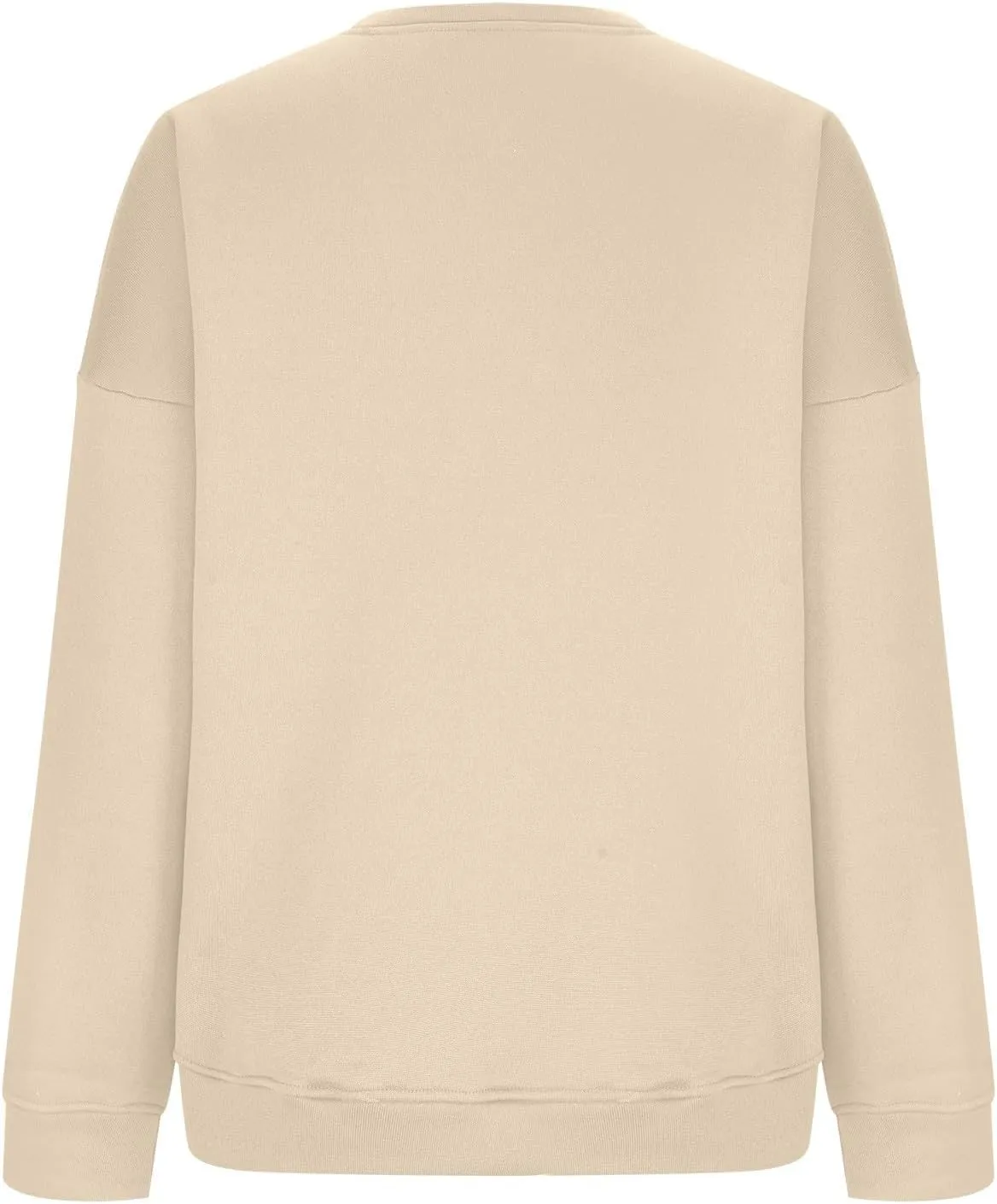 Fleece Crewneck Sweatshirts for Women Soft Comfy Fit Long Sleeve Shirts for Teen Girl Oversized Pullover Sweaters