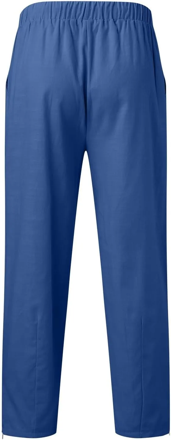 GIERIDUC Mens Heavyweight Fleece Sweatpants Dress Pants for Muscular Legs Pajama Pants for Tall Guys Athletic Outfits for Men