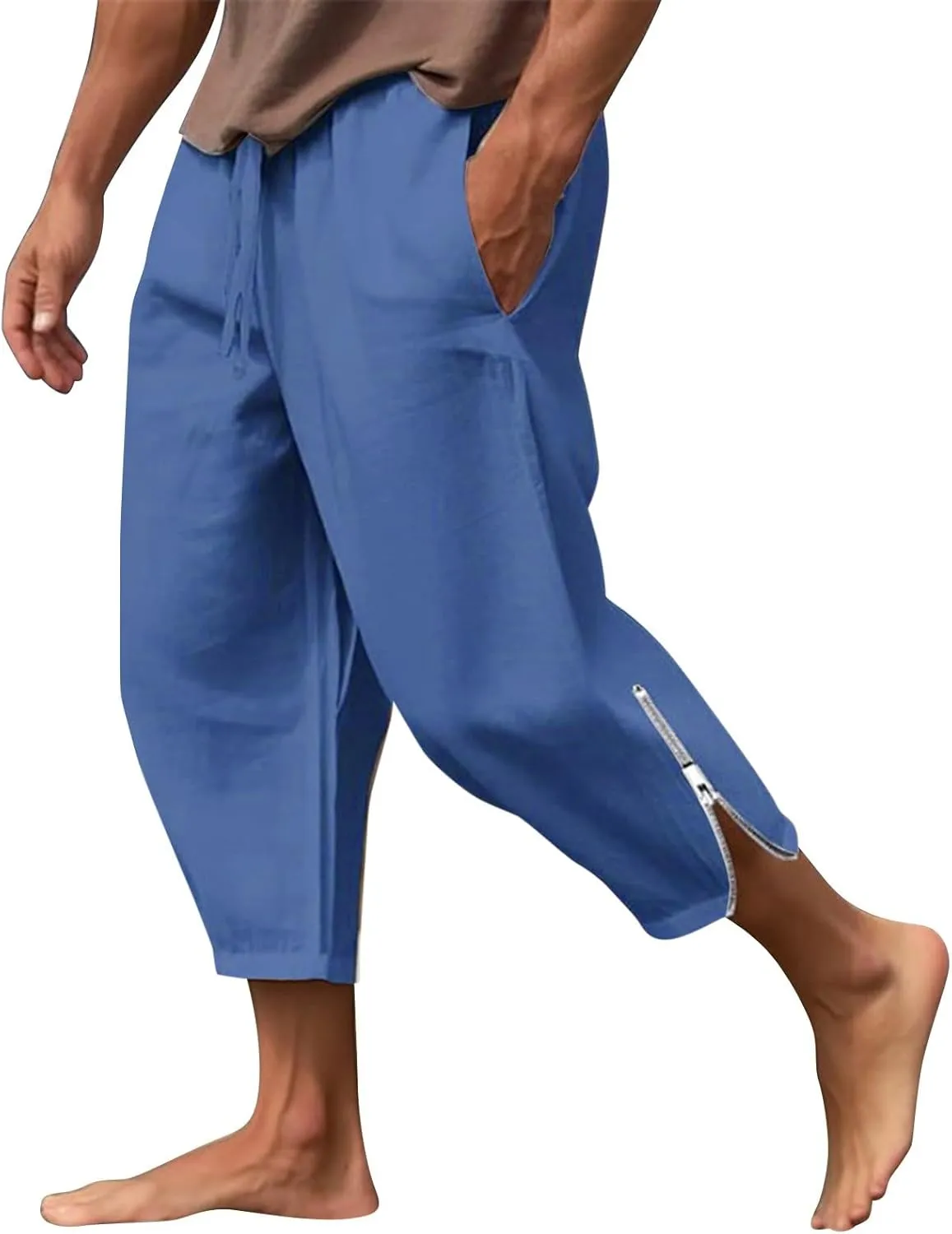 GIERIDUC Mens Heavyweight Fleece Sweatpants Dress Pants for Muscular Legs Pajama Pants for Tall Guys Athletic Outfits for Men