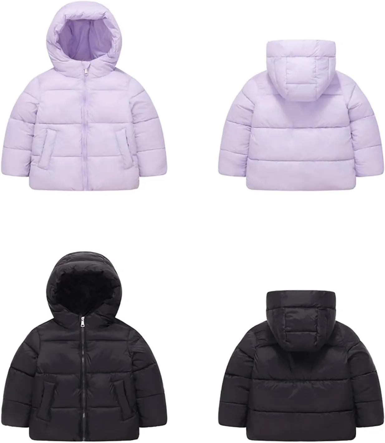 Girls' Down Cotton Padded Jackets Winter Children's Short Cotton Padded Jacket Holiday Coats Girls Jacket for Girls