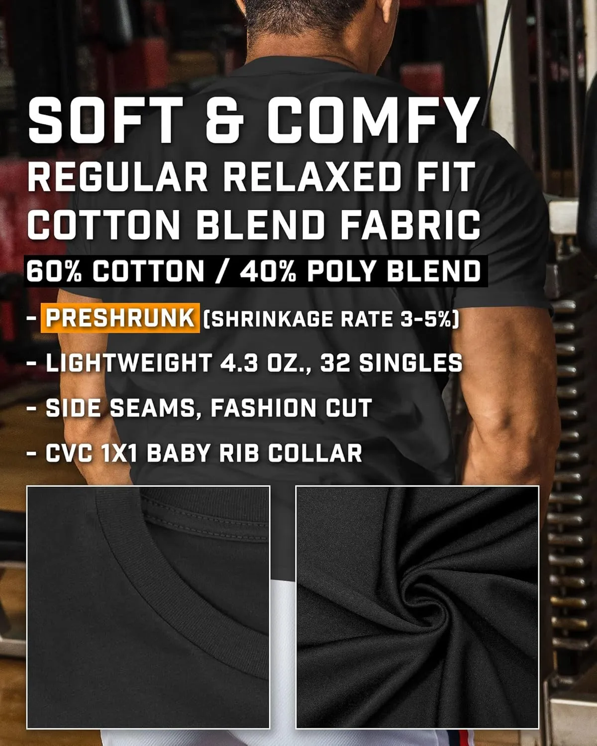 Gymish Lifestyle Iron Discipline Gym Workout Shirt for Men Motivational T-Shirt