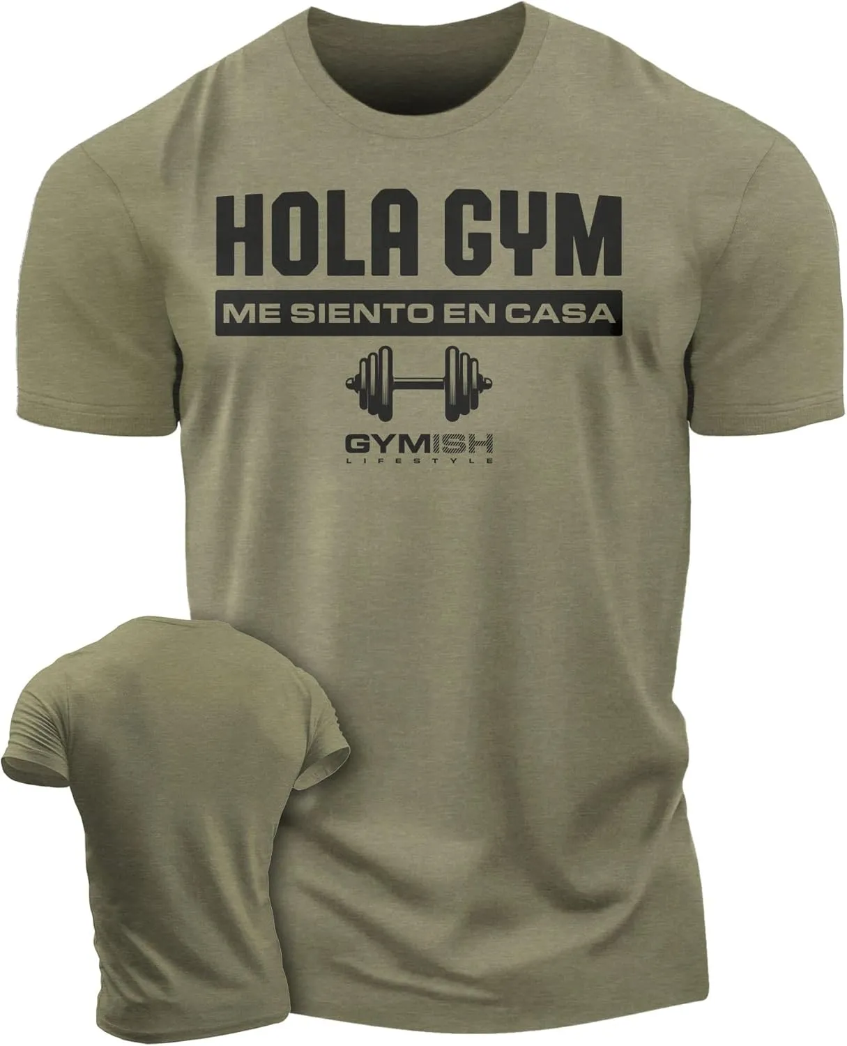 Gymish Spanish Adicto a entrenar Motivational Gift T-Shirt Workout Men's Shirt