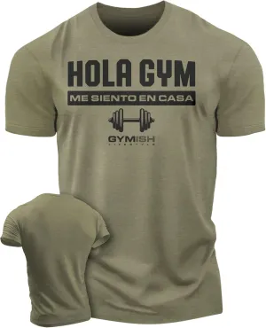 Gymish Spanish Adicto a entrenar Motivational Gift T-Shirt Workout Men's Shirt