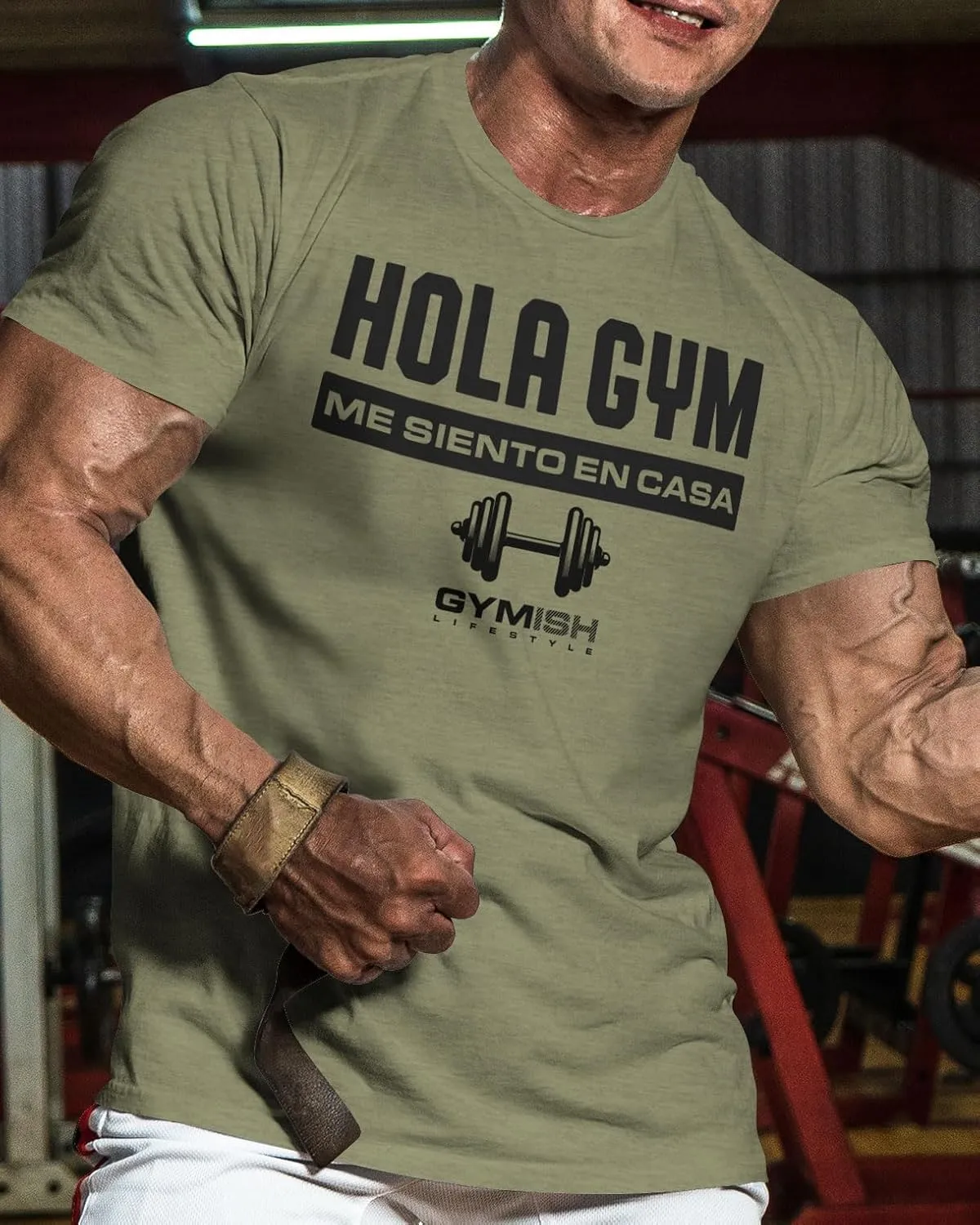 Gymish Spanish Adicto a entrenar Motivational Gift T-Shirt Workout Men's Shirt