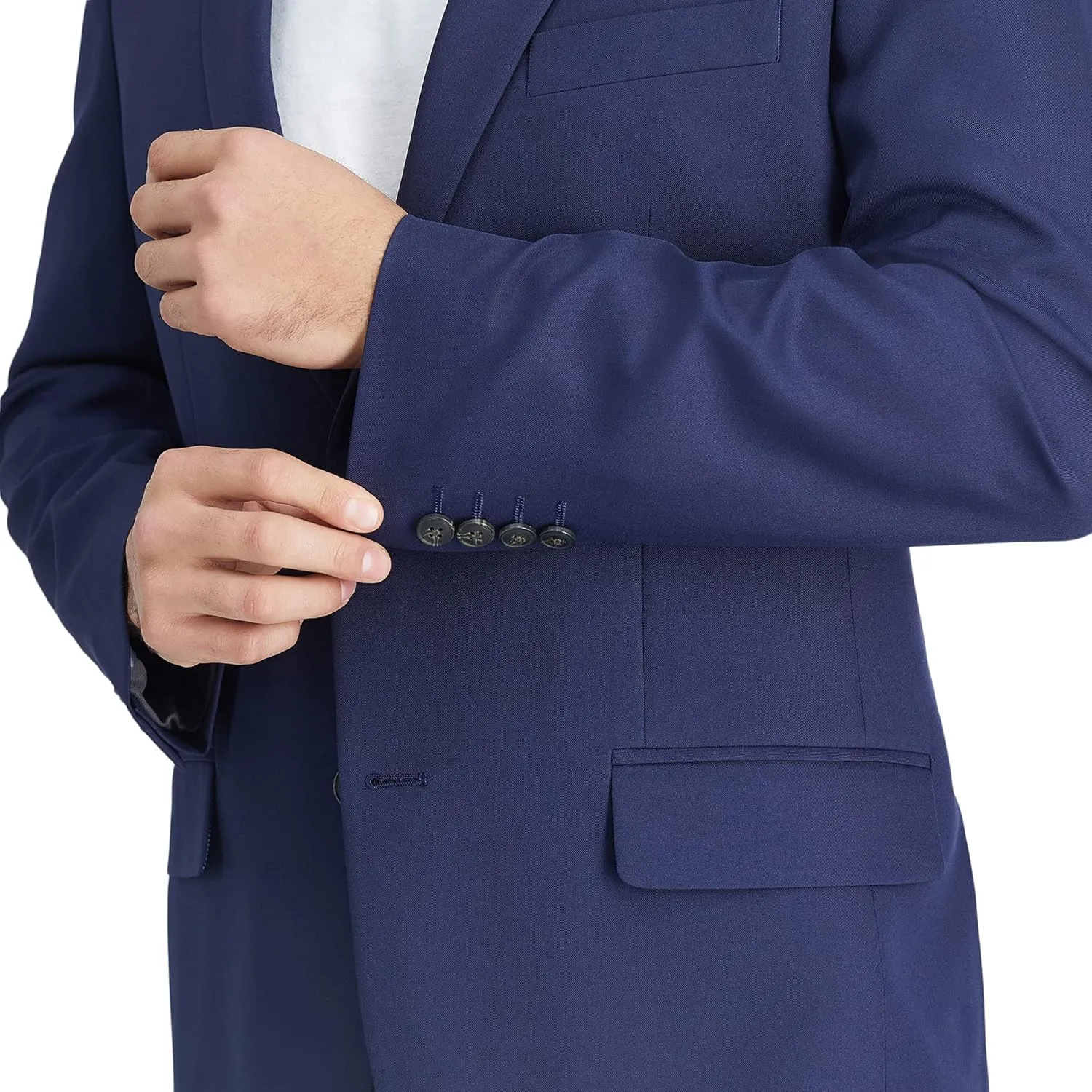 Haggar Men's The Active Series Classic Fit Gabardine Blazer (Regular and Big and Tall Sizes)