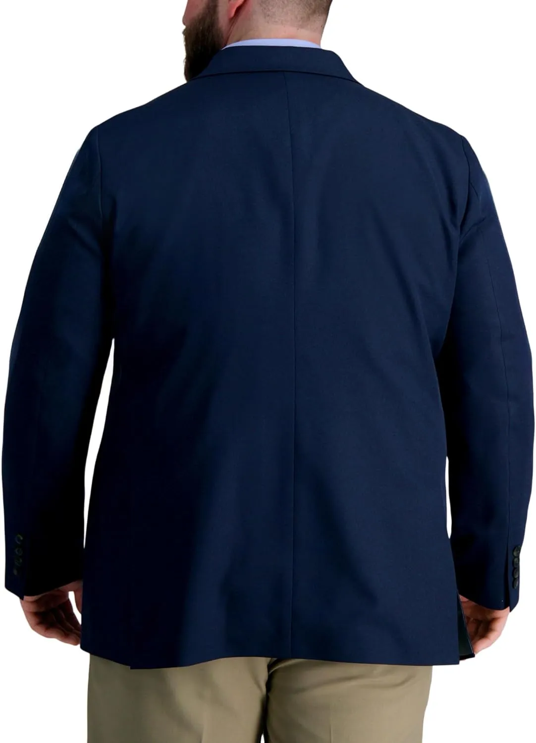 Haggar Men's The Active Series Classic Fit Gabardine Blazer (Regular and Big and Tall Sizes)