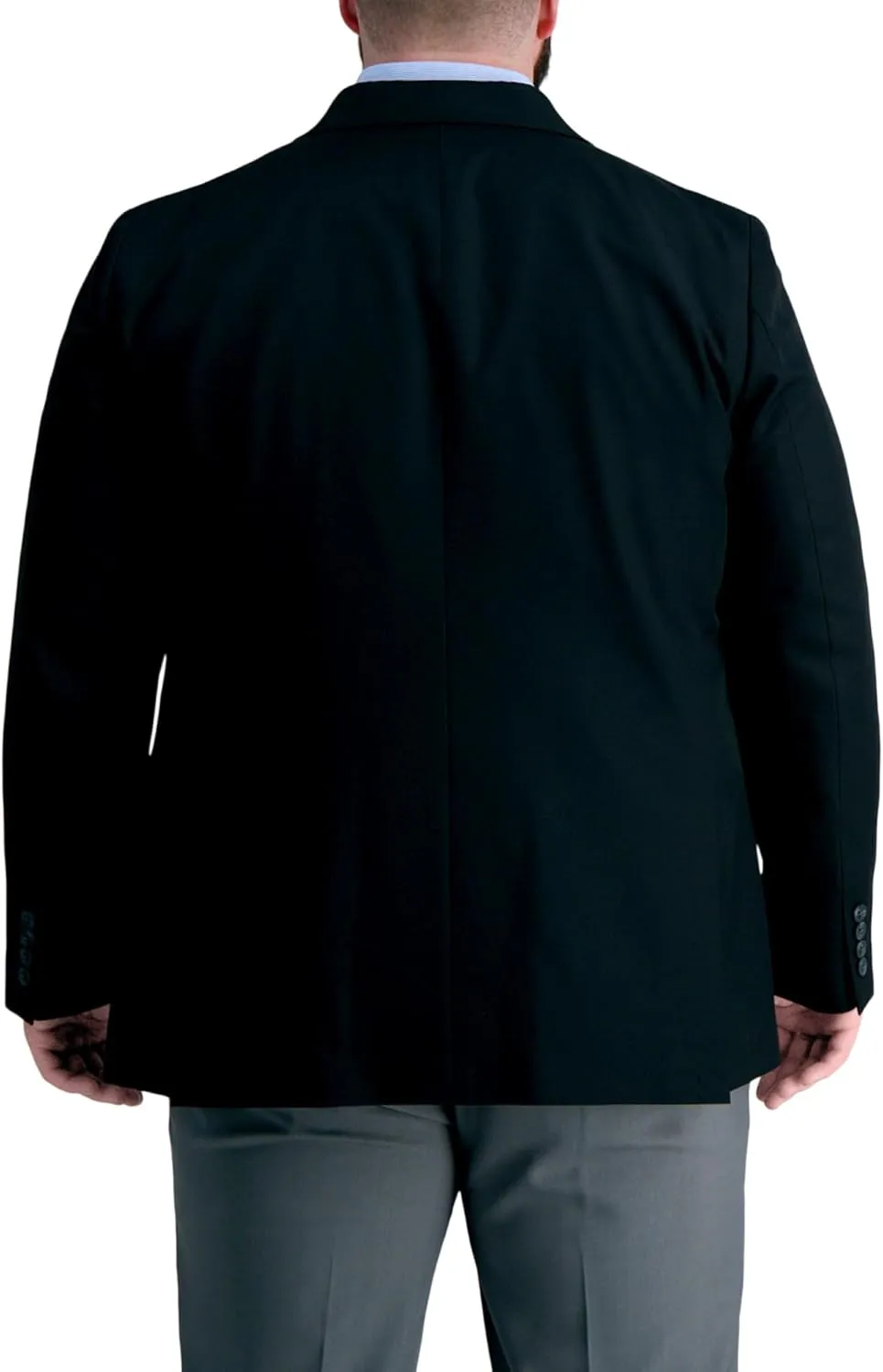 Haggar Men's The Active Series Classic Fit Gabardine Blazer (Regular and Big and Tall Sizes)