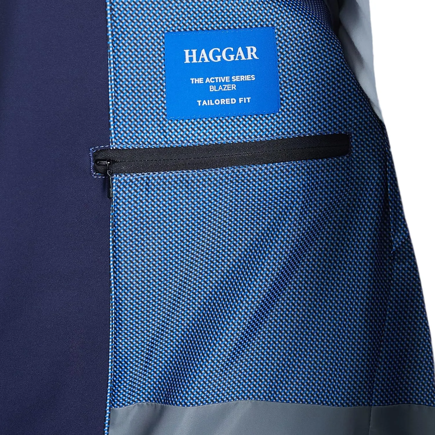 Haggar Men's The Active Series Classic Fit Gabardine Blazer (Regular and Big and Tall Sizes)