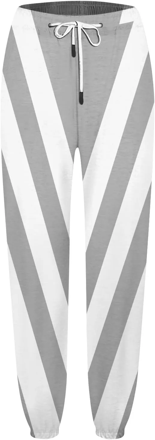 high Waisted Sweatpants for Women Baggy Cinch Bottom Jogger Casual Pants Casual Baggy Fleece Warm Lounge Trousers
