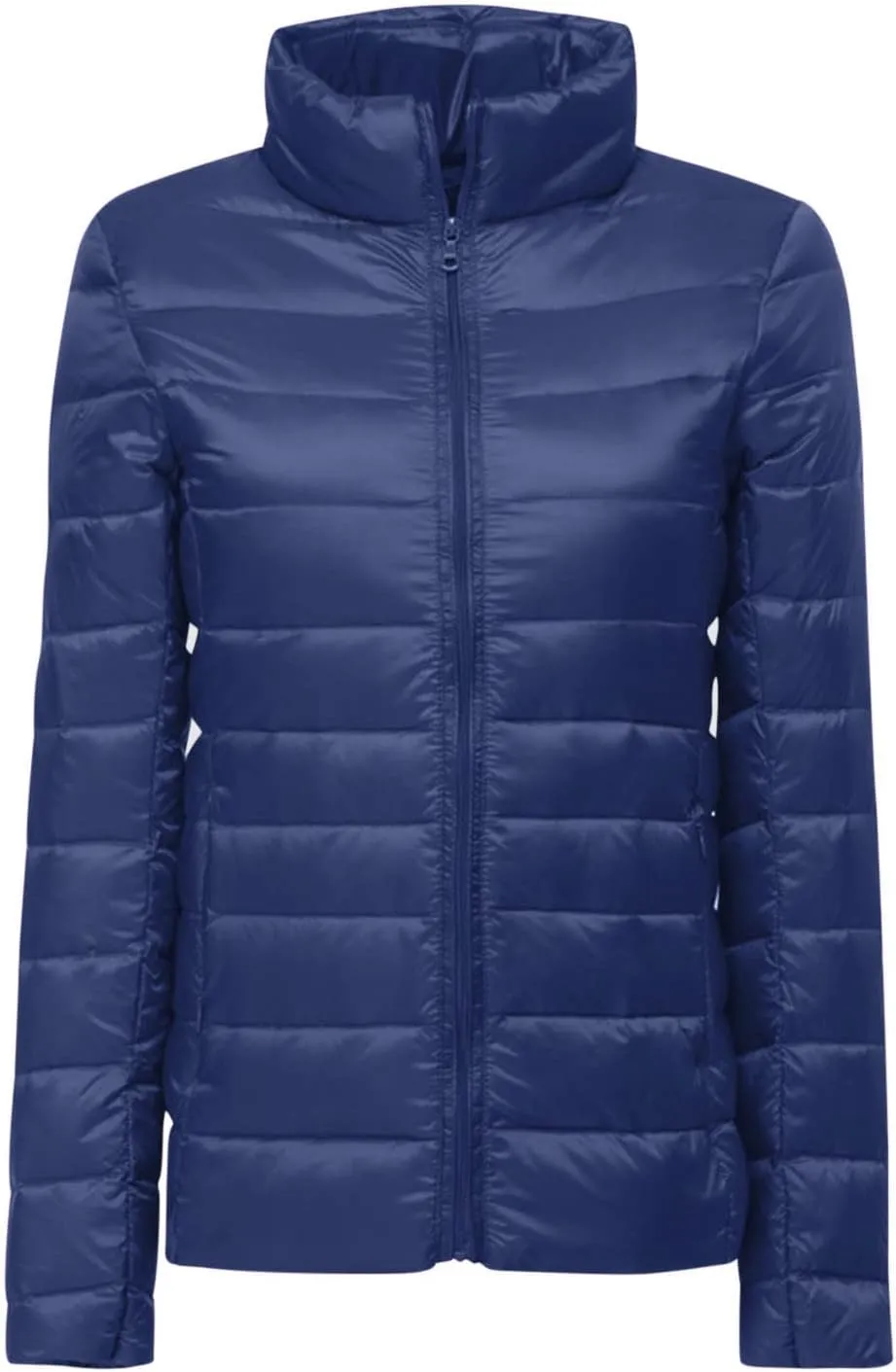 hlysgo Women's Slim-Fit Quilted Puffer Jacket Lightweight Padded Warm Winter Casual Down Coat Zip Jackets