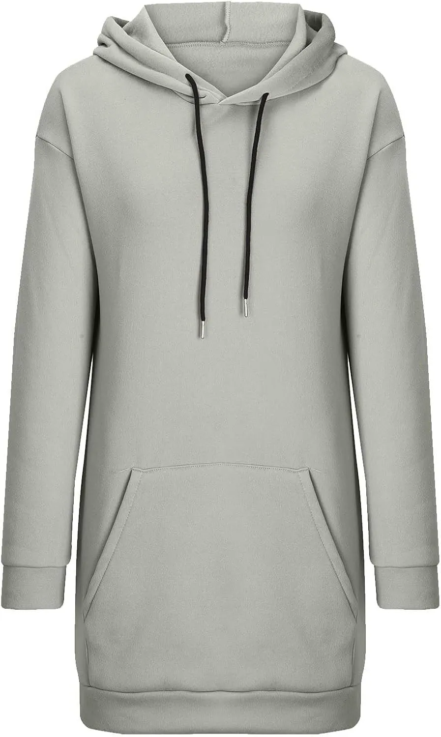 Hoodie Dress for Women Oversized Hooded Pullover Long Sleeve Sweatshirts Casual Fall Winter Hoodies Dress with Pocket
