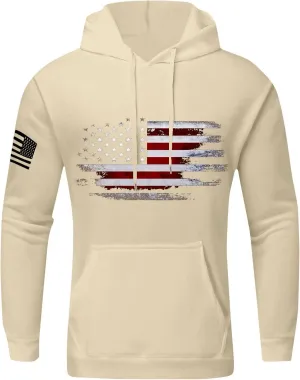 Hoodies For Men Drawstring Pockets Prints Long Sleeve Fashion Casual Graphic Sweatshirt