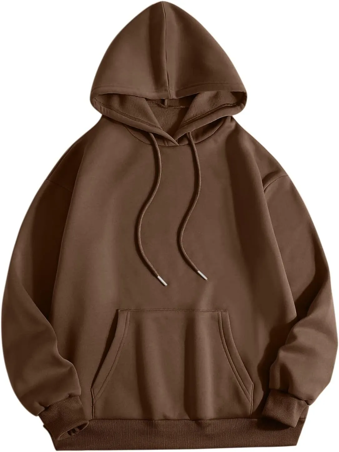 Hoodies for Women Pullover Solid Oversized Hooded Sweaters Trendy Long Sleeve Sweatshirts Fall Outfits with