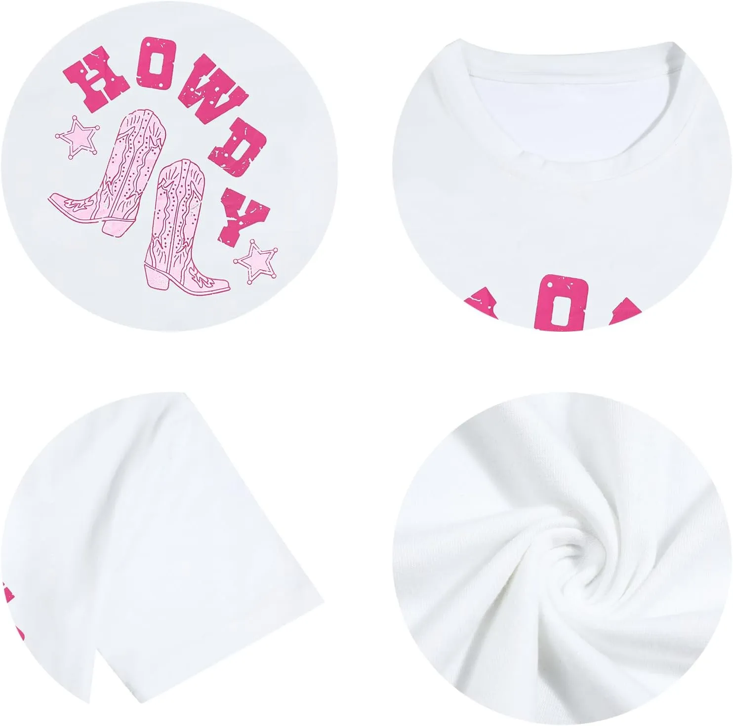 Howdy Shirt for Women Vintage Rodeo Cowgirl Graphic T-Shirt Western Country Concert Tee Tops