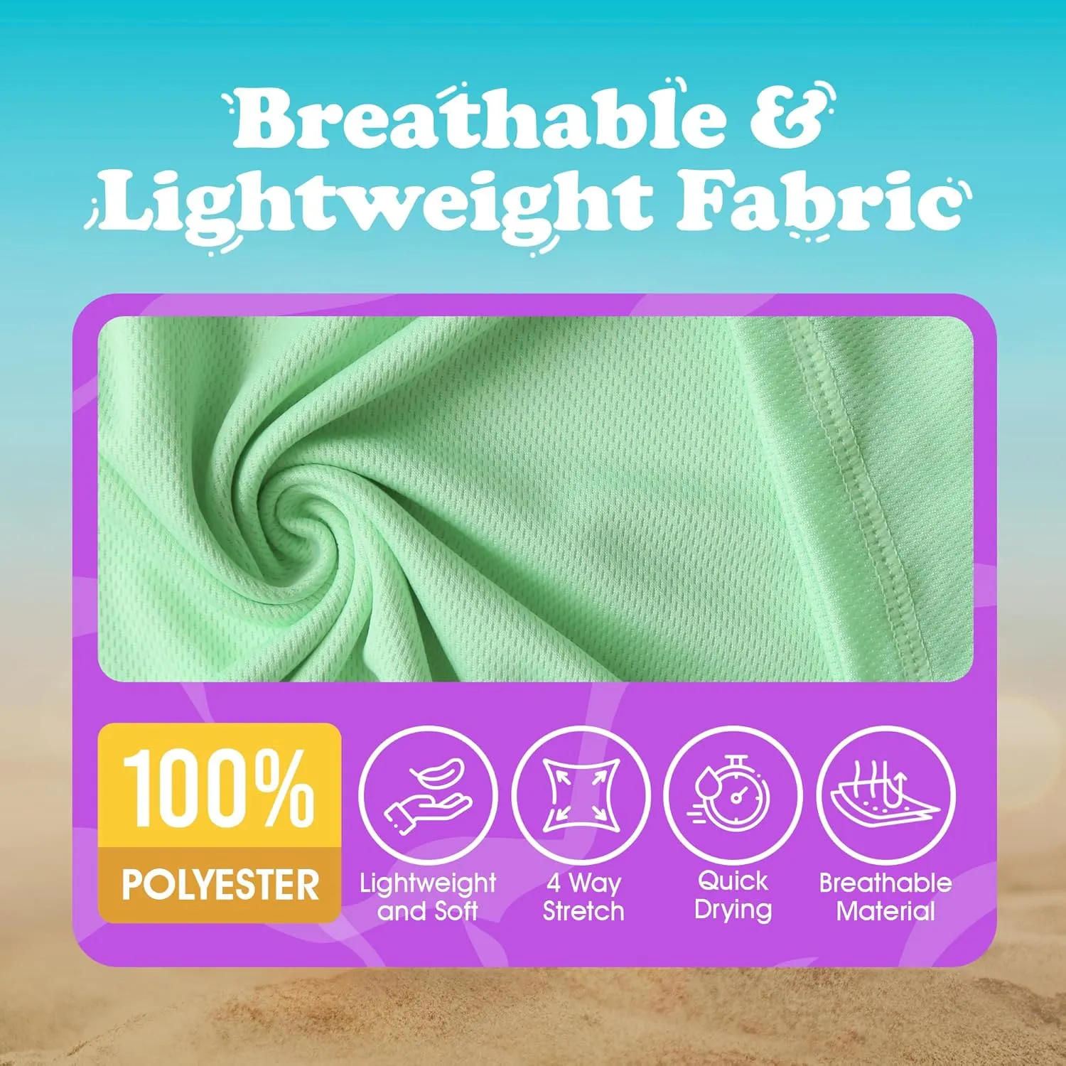 INGEAR Girls Long Sleeve Rash Guard Swim Shirt Outdoor Sports Shirt Lightweight Athletic Tee Protective