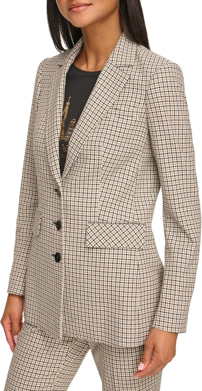 Karl Lagerfeld Paris Women's Pattern Blazer
