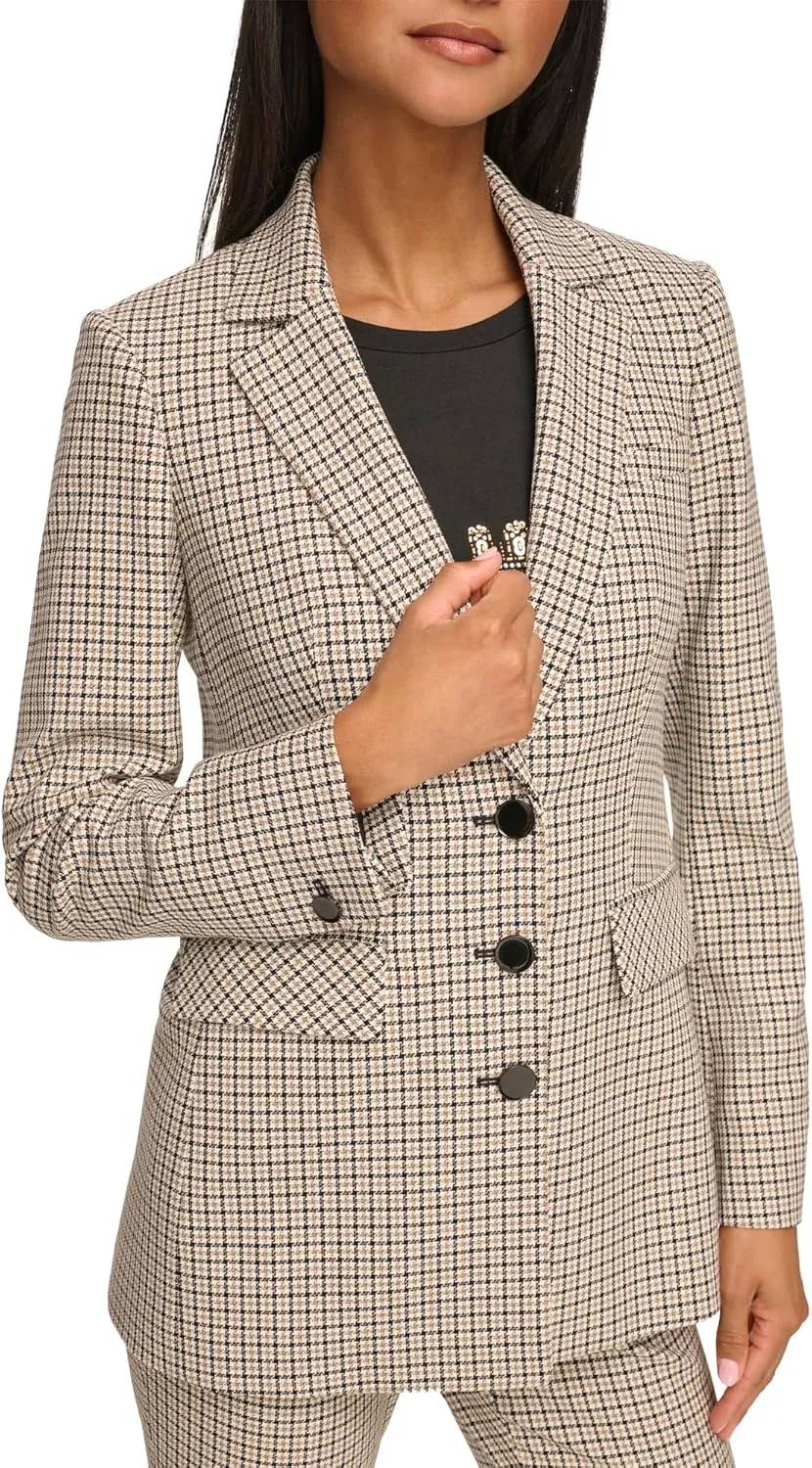 Karl Lagerfeld Paris Women's Pattern Blazer