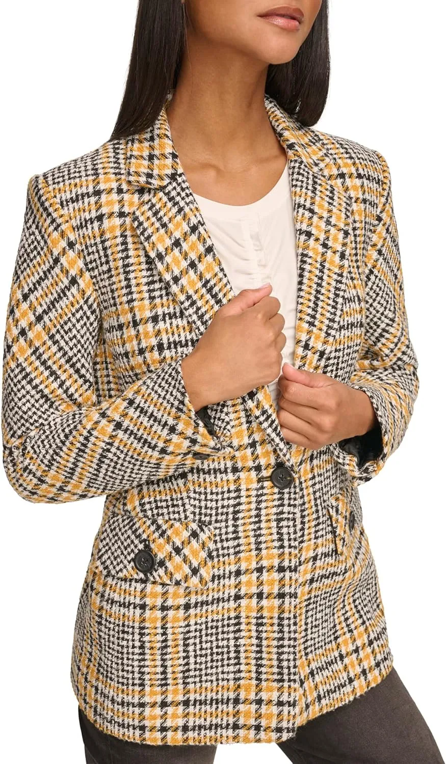 Karl Lagerfeld Paris Women's Tweed Blazer