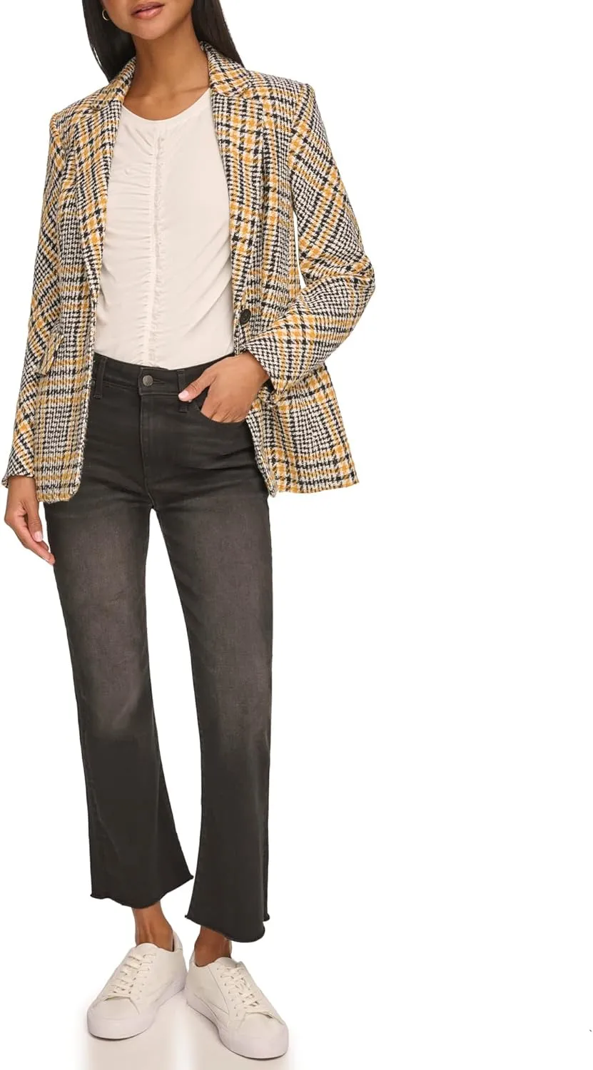 Karl Lagerfeld Paris Women's Tweed Blazer