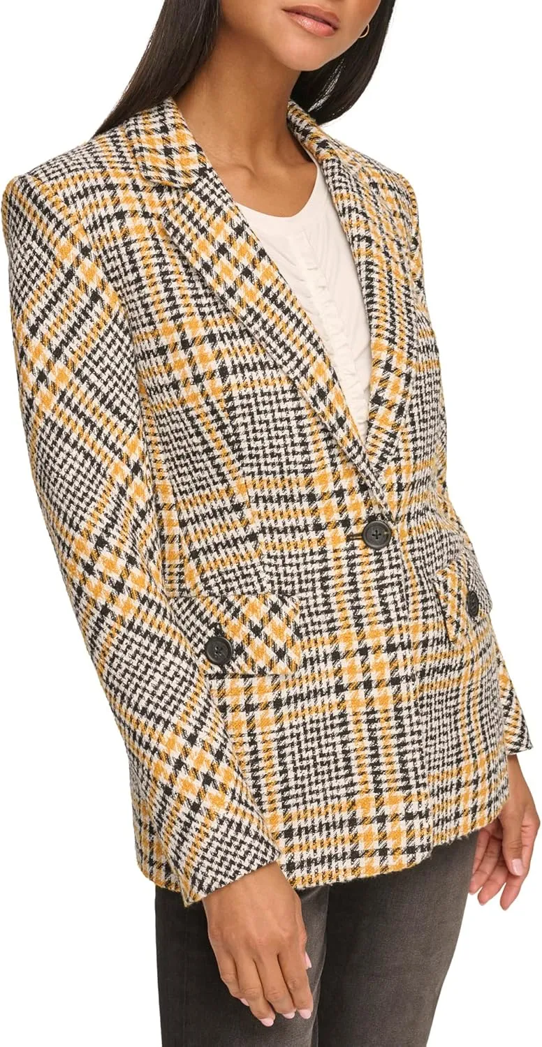 Karl Lagerfeld Paris Women's Tweed Blazer