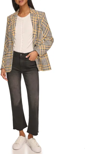 Karl Lagerfeld Paris Women's Tweed Blazer