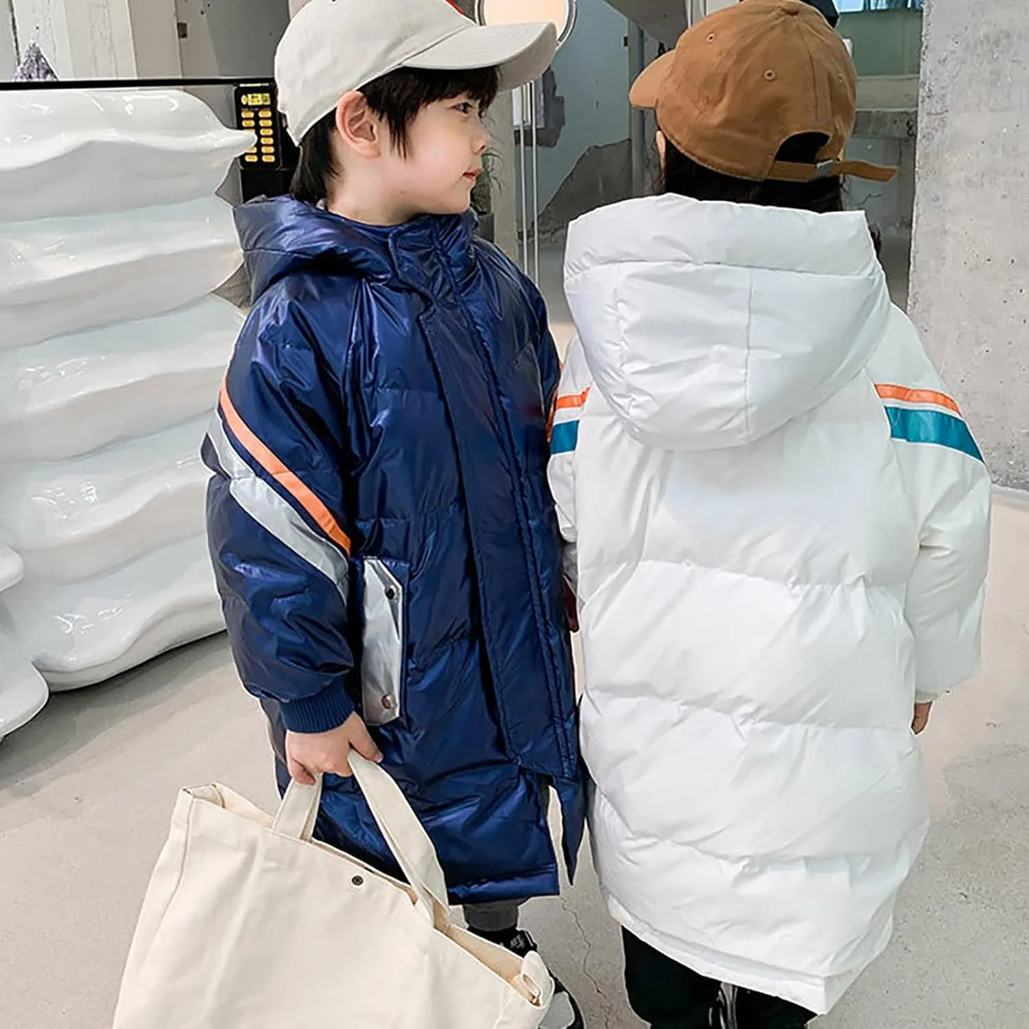 Kids Toddler Baby Girls Boys Winter Warm Thick Solid Cotton Long Sleeve Padded Jacket Coat Winter Jacket Boys Size