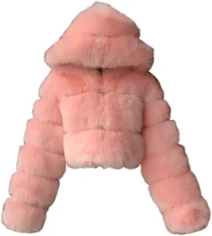 LCMTWX Winter Coat Women Long Furry Women Long Jacket Faux Sleeve Short Warm Women's Coat Vintage Parka Shaggy Jacket Coats