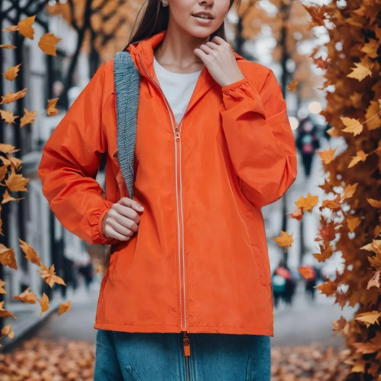 Lightweight Rain Jackets Women 2024 Plain Waterproof Windbreaker Jacket Women Packable Raincoat Rain Coats with Hood
