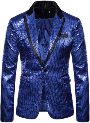 Lightweight Stretch Sports Coats Anti-stain Blazer Mens Suit Slim Fit One Button Solid Tuxedo Acket Business Suits