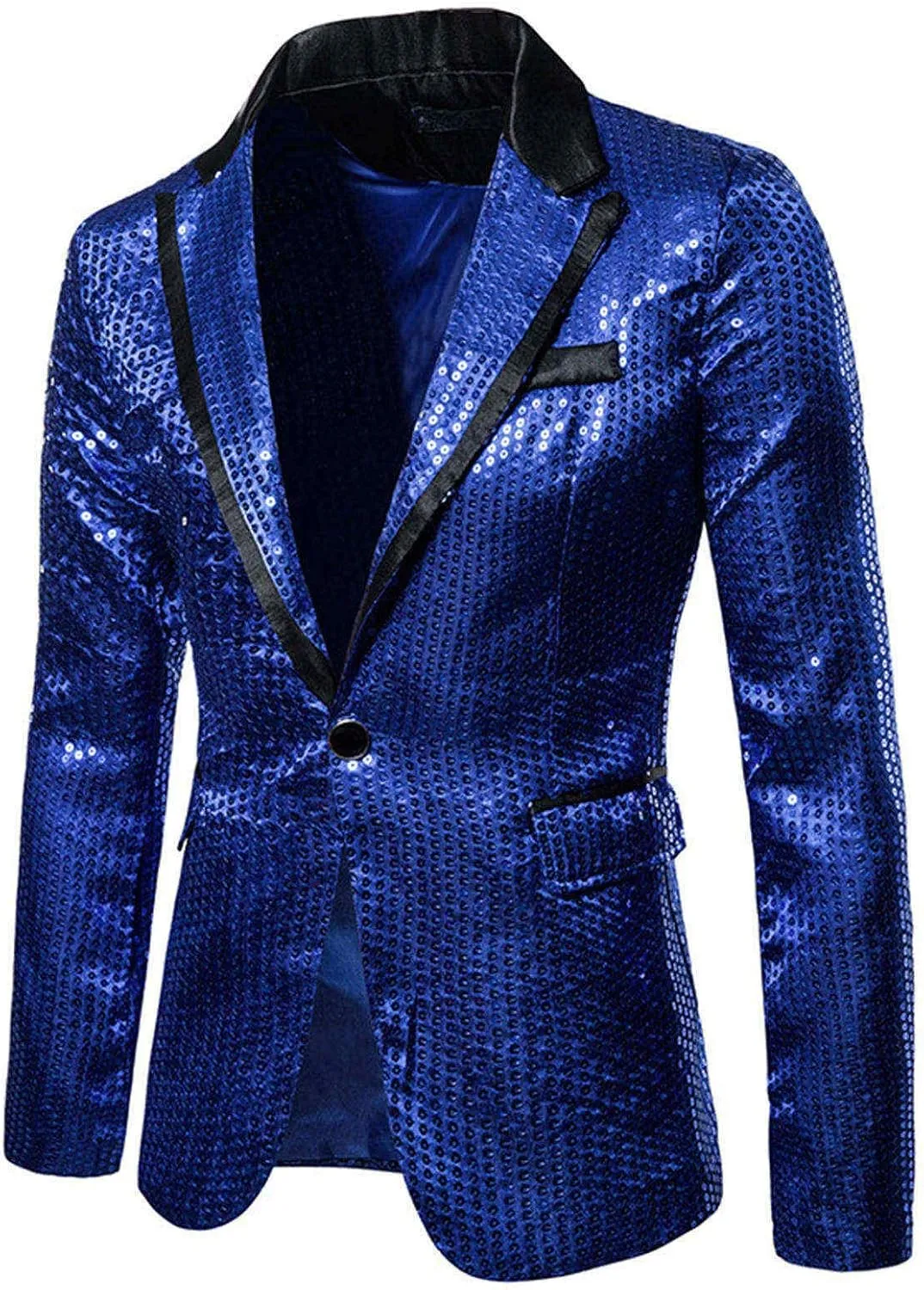 Lightweight Stretch Sports Coats Anti-stain Blazer Mens Suit Slim Fit One Button Solid Tuxedo Acket Business Suits