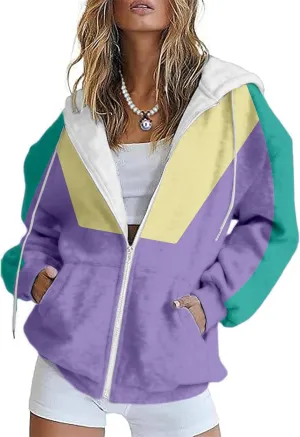 MARSVOVO Mardi Gras Sweatshirts for Women Full Zipper Long Sleeve Tuesday Shirt Vintage Vneck Carnival Outfit for Party