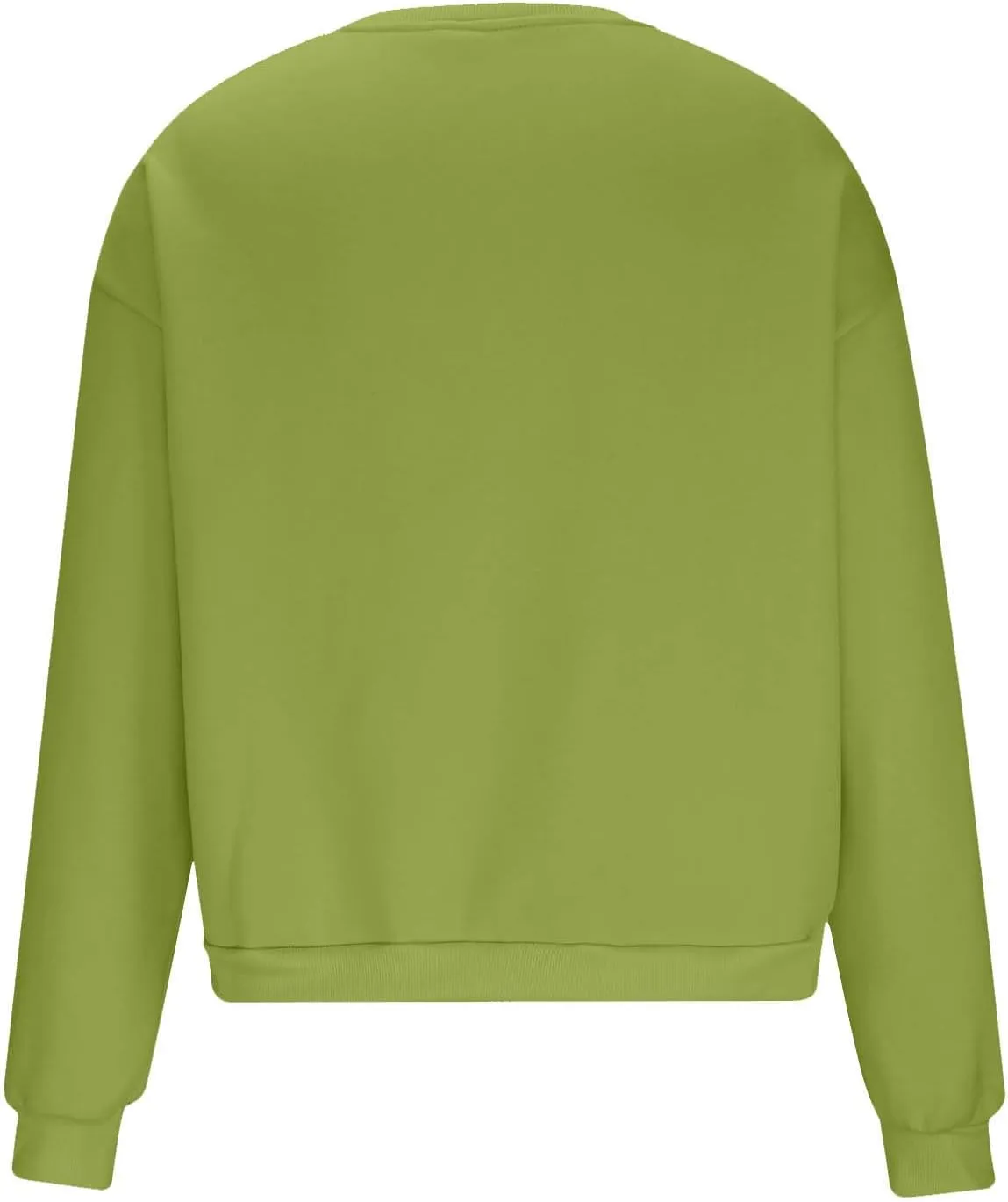 Men Oversized Sweatshirt Fleece Crewneck Long Sleeve Drop Shoulder Pullover Sweatshirts Soft Loose Basic Fall Outfits