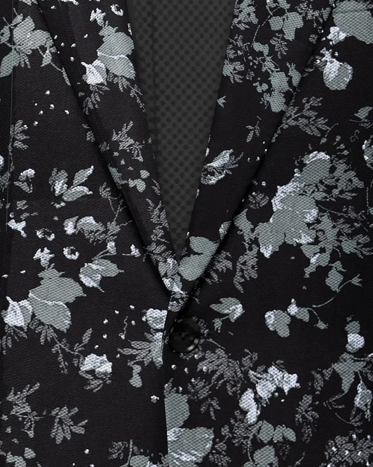 Men's Blazer 2 Button Long Sleeve Printed Regular Fit Suit Jacket Business Lightweight Casual Sport Coat