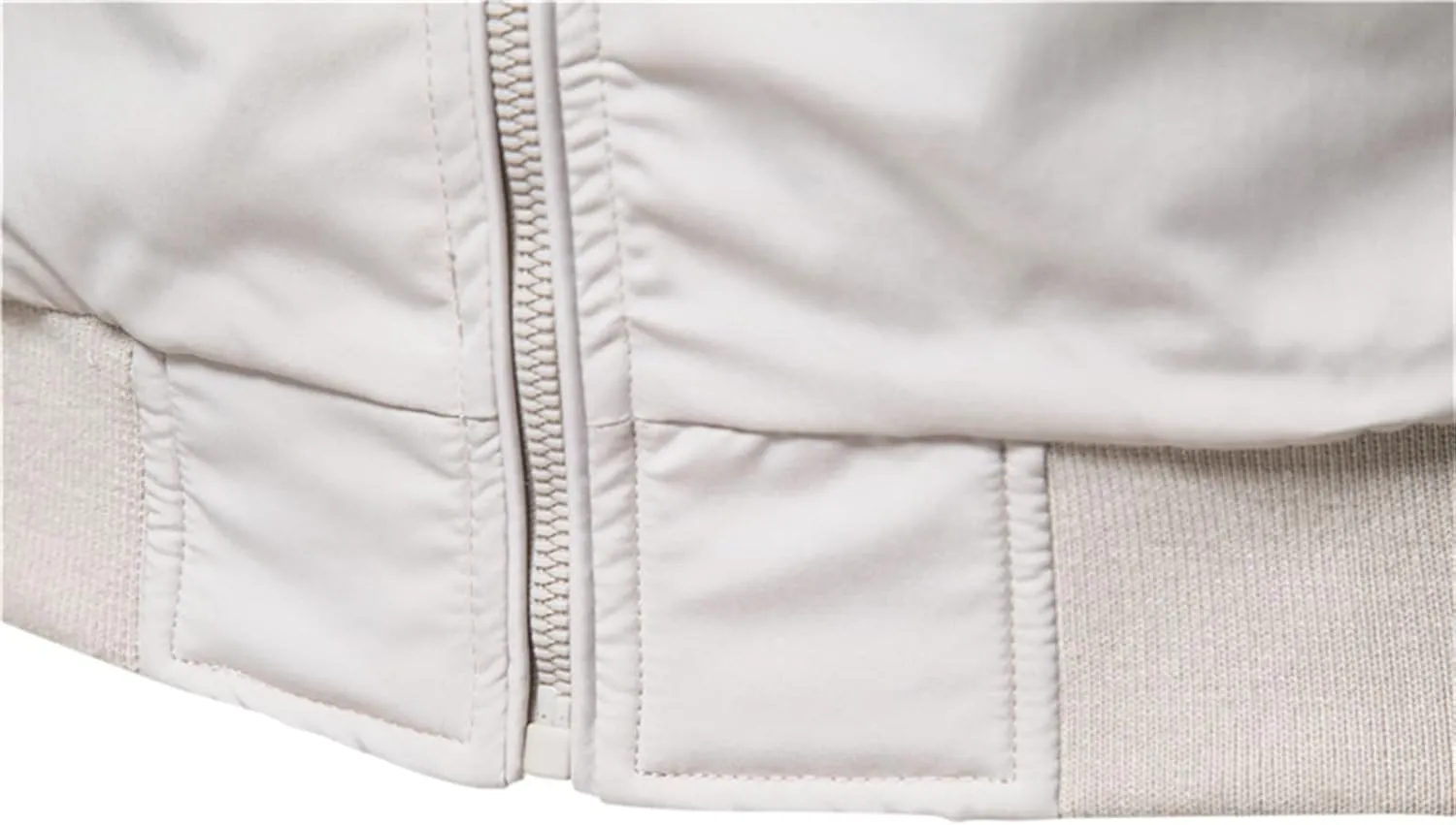 Mens Bomber Jackets Lightweight Windbreaker Fashion Solid Sports Zipper Stand Collar Winter Coat with Pockets