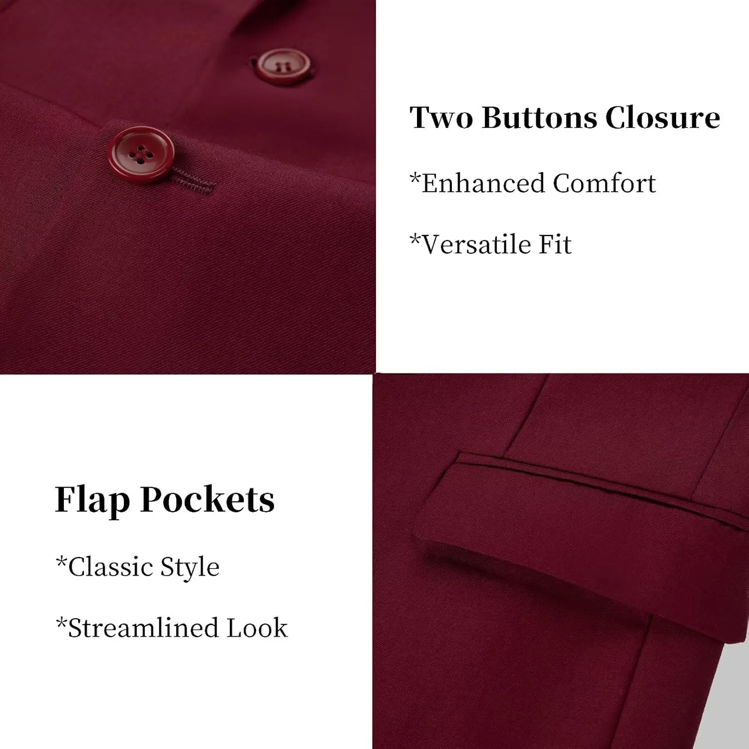 Men's Casual Blazer Suit Jackets Slim Fit Sport Coat Single Breasted Suit Blazers Dinner Party Prom