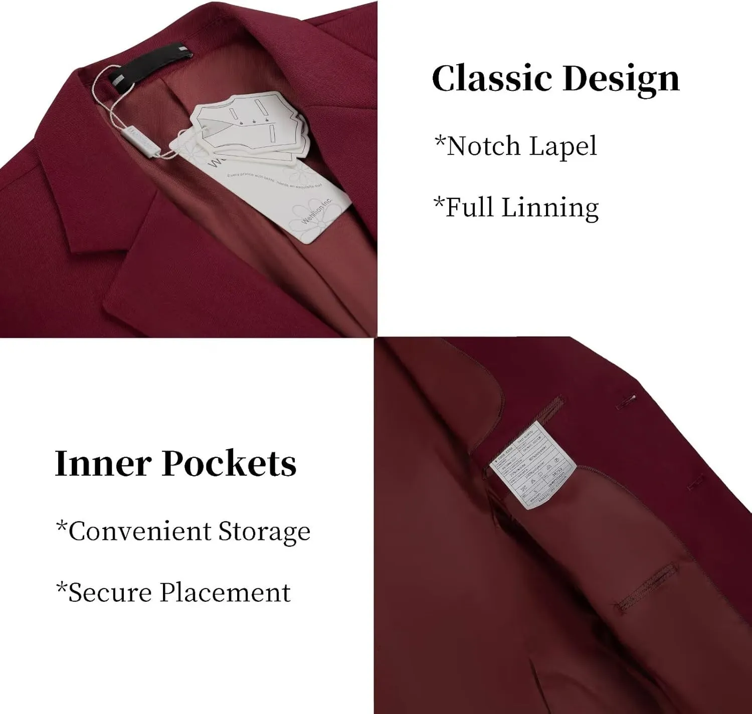 Men's Casual Blazer Suit Jackets Slim Fit Sport Coat Single Breasted Suit Blazers Dinner Party Prom