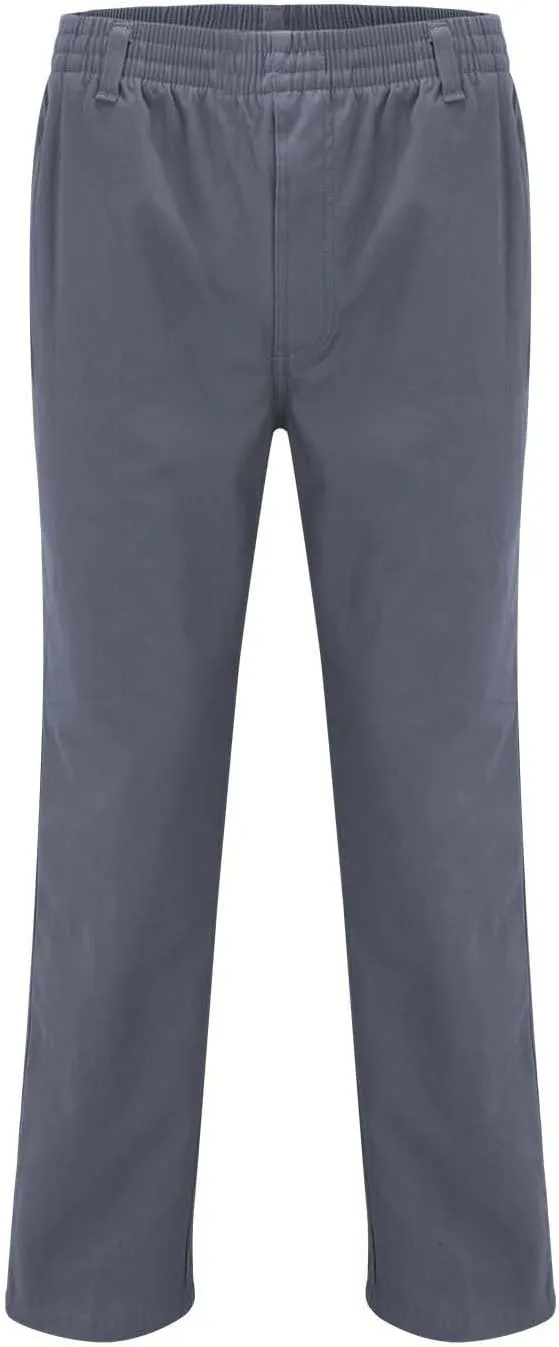 Mens Casual Cargo Pants Loose Fit Open Bottom Outdoor Hiking Pants for Men Elastic Waist Straight Leg Work Trousers