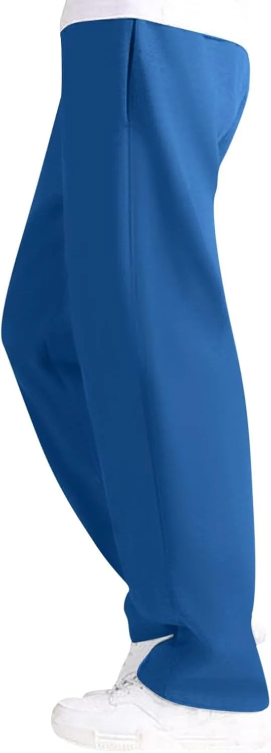Mens Casual Joggers Pants, Cotton Loose Drawstring Chino Cargo Pants Hiking Outdoor Twill Track Jogging Sweatpants Pants