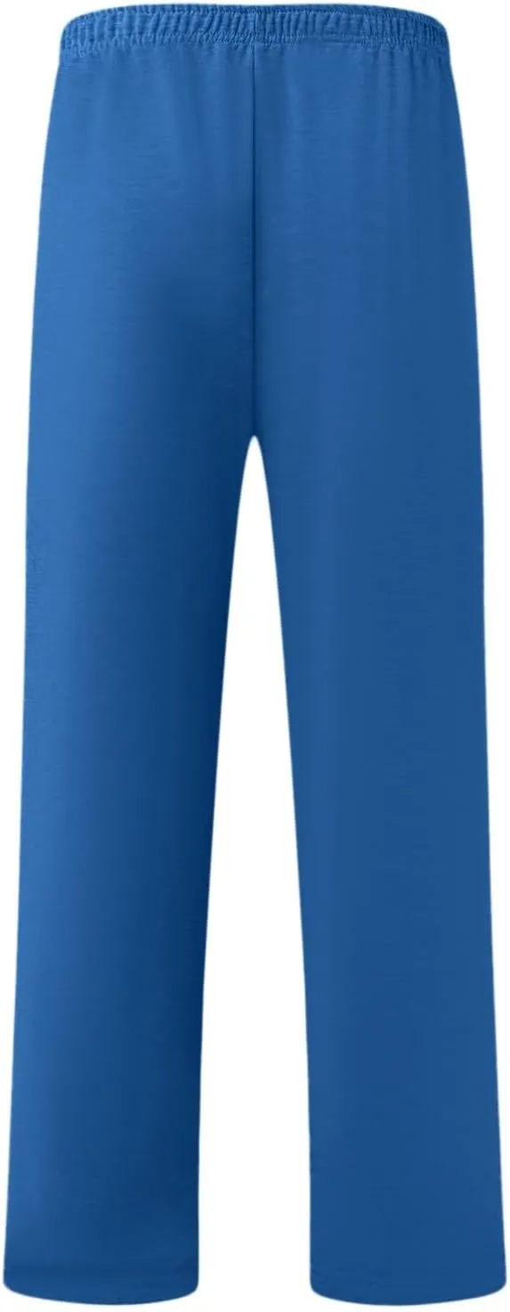 Mens Casual Joggers Pants, Cotton Loose Drawstring Chino Cargo Pants Hiking Outdoor Twill Track Jogging Sweatpants Pants