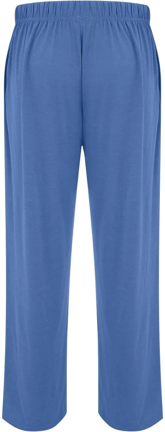 Mens Cotton Yoga Sweatpants Elastic Waist Drawstrings Straight Leg Casual Pants for Men Athletic Fit Jogging Trousers