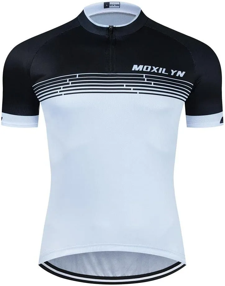 Mens Cycling Jersey Short Sleeves Funny Jerseys Quick-Drying Bike Shirt MTB Mountain Bike Shirt