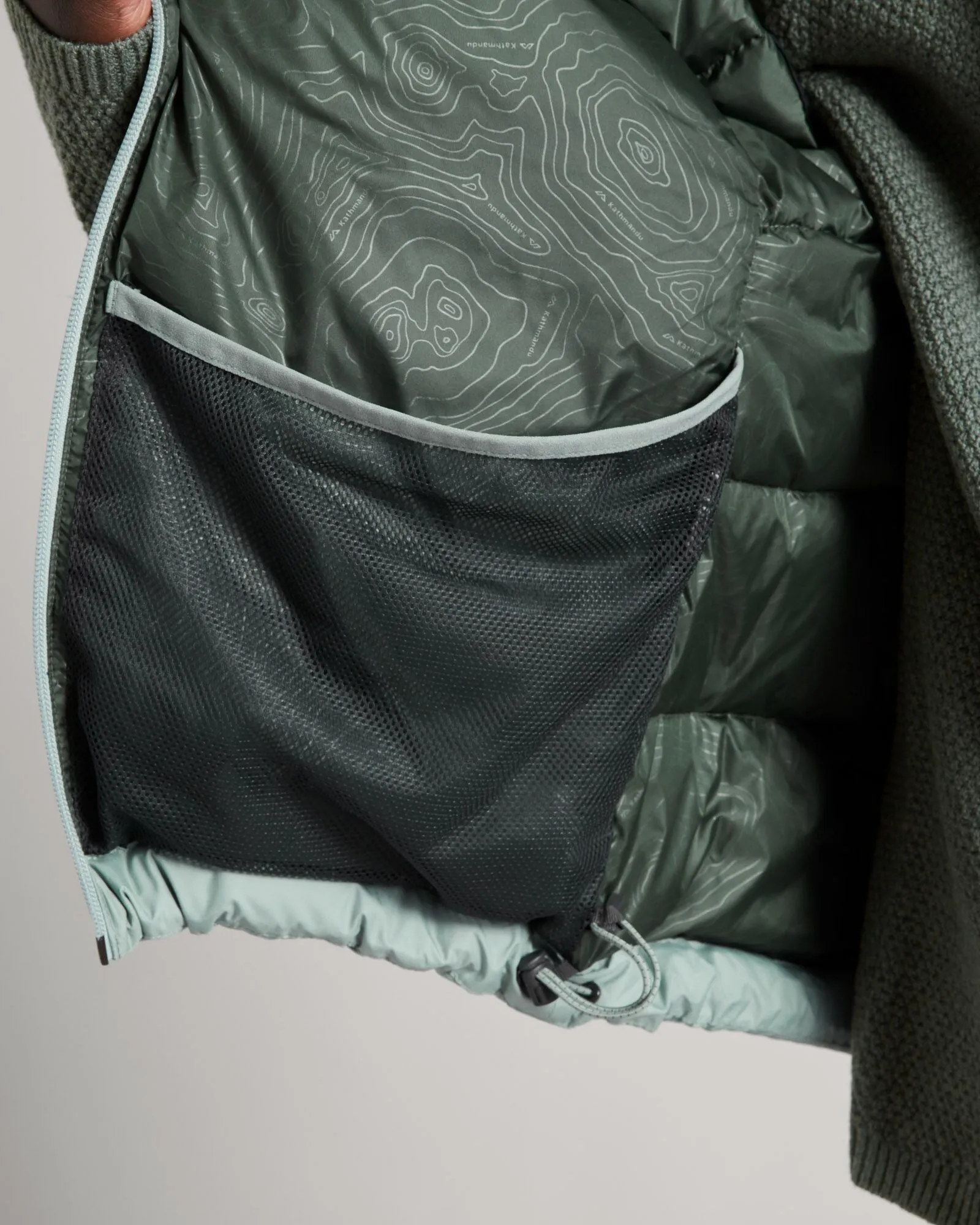 Men's Epiq Down Vest - Gum Tree/Black