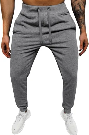 Mens Fashion Joggers Sweatpants Leg Spliced Solid Color Running Workout Trousers Running Straight Leg Pants Fall
