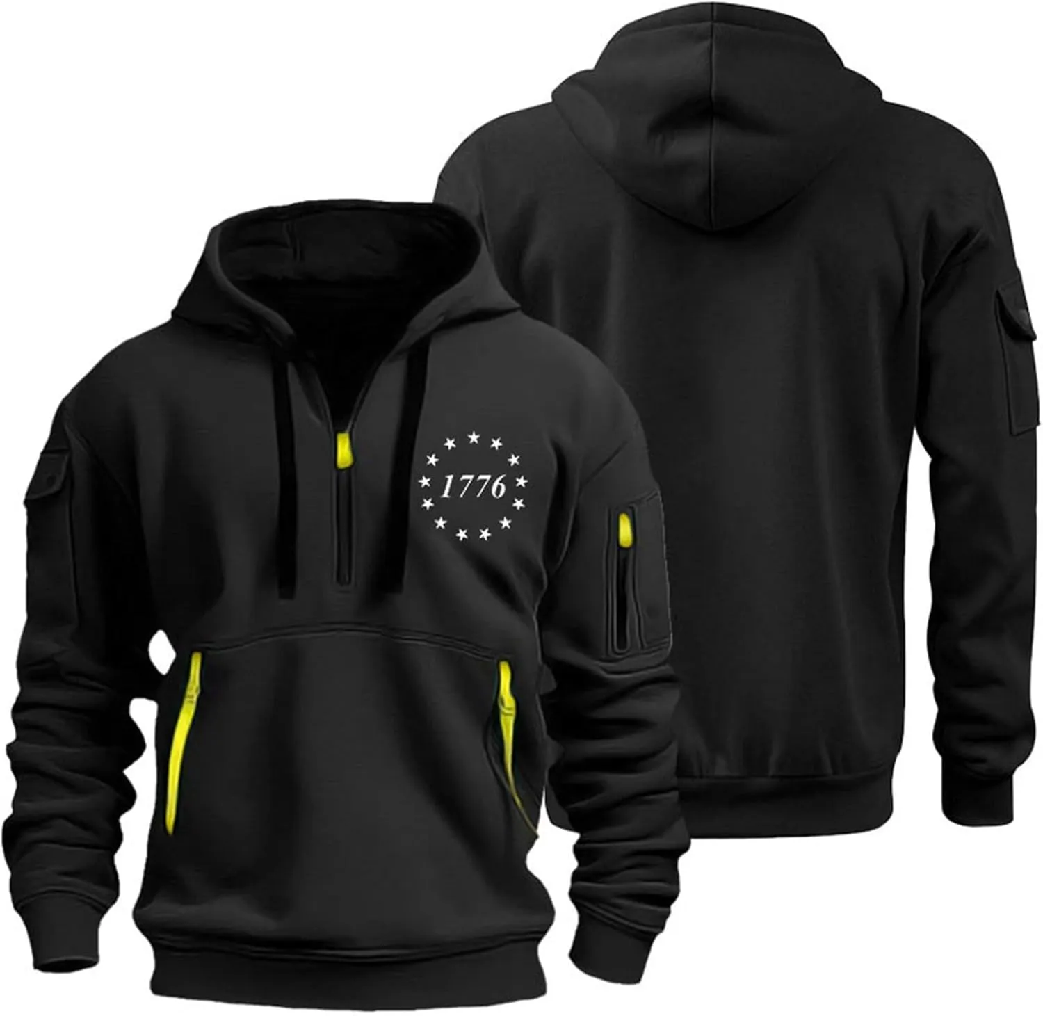 Mens Graphic Hoodies Pullover For Oversized Casual Pocket Prints Zip Up Sport Long Sleeve Sweatshirts