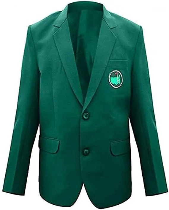Mens Green Casual Slim Fit Coat 2 Button Blazer Business Sport Coat