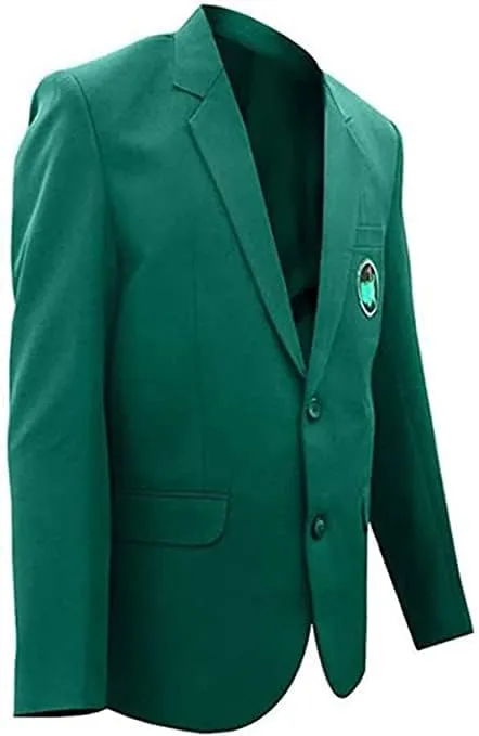 Mens Green Casual Slim Fit Coat 2 Button Blazer Business Sport Coat